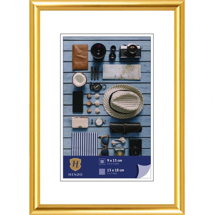 Cornice in plastica Napoli 13x18 cm oro