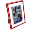 Henzo cornice in plastica Napoli 13x18 cm rosso
