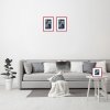 Henzo cornice in plastica Napoli 13x18 cm rosso