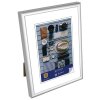Cornice in plastica Napoli 13x18 cm argento