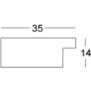 Walther Cornice in legno Jerez nero 10,5x14,8 cm vetro trasparente