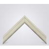 Telaio in legno Walther Vigo 14,8x21 cm bianco con bordo argentato vetro chiaro