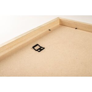 Walther Cornice in legno Vigo 42x59,4 cm nero con bordo argento vetro trasparente