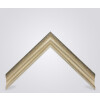 Walther cornice in legno Vigo 18x32 cm argento con bordo argento vetro trasparente