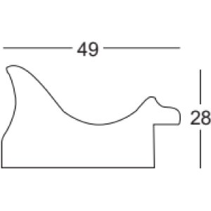 Walther cornice in legno Vigo 9x13 cm argento con bordo argento vetro trasparente