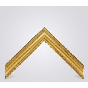 Walther cornice in legno Vigo 15x20 cm oro con bordo argento vetro trasparente