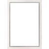 Walther cornice in legno Gijon bianco 25x70 cm vetro trasparente
