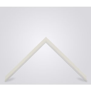 Walther cornice in legno Gijon bianco 7x10 cm vetro trasparente