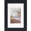 Cornice in legno nero 10x15 Jardin di Henzo