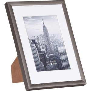Cornice Manhattan in alluminio 13x18 cm in grigio
