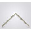 Walther cornice in legno grigio Gijon 30,5x91,5 cm vetro trasparente