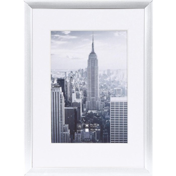 Cornice per quadri Cornice in alluminio 13x18 cm Manhattan argento