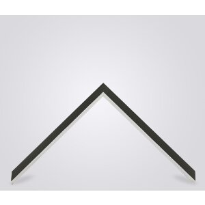 Walther Cornice in legno Gijon antracite 40x60 cm vetro trasparente