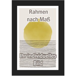 Walther cornice in legno Sabadell 25x80 cm nero vetro...