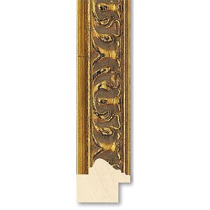 Walther Cornice in legno Pamplona oro 30x30 cm vetro trasparente