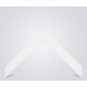 Telaio in legno Walther Getafe bianco 25x30 cm vetro trasparente