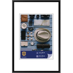 Henzo cornice in plastica Napoli 20x30 cm nero