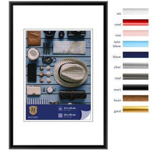 Henzo cornice in plastica Napoli 20x30 cm nero