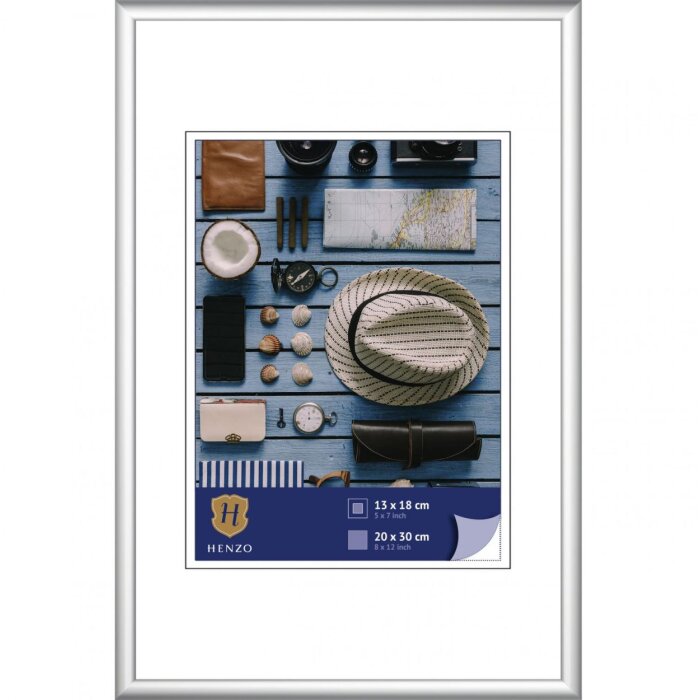 Cornice in plastica Napoli 20x30 cm argento