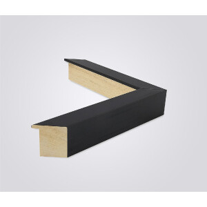 Telaio in legno Walther Getafe nero 40x50 cm vetro trasparente