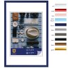 Henzo cornice in plastica Napoli 21x30 cm blu cornice per documenti DIN A4