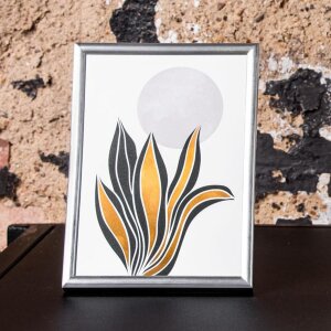 Cornice in plastica Napoli 21x30 cm argento