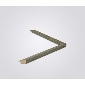 Walther cornice in legno verde Palma 25x70 cm vetro trasparente