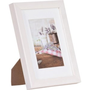 Cornice Jardin 13x18 in legno bianco