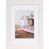 Cornice Jardin 13x18 in legno bianco