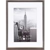 Cornice 15x20 cm in alluminio Manhattan grigio