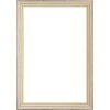 Cornice Walther in legno Palma crema 14,8x21 cm vetro trasparente