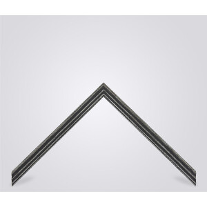 Walther cornice in legno Palma nera 30x30 cm vetro trasparente