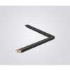 Walther cornice in legno Palma nera 30x30 cm vetro trasparente