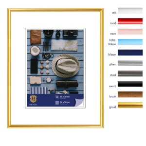 Cornice in plastica Napoli 24x30 cm oro