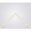 Walther Cornice in legno Malaga bianco crema 13x13 cm vetro trasparente