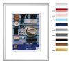 Cornice in plastica Napoli 24x30 cm argento