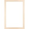 Walther Cornice in legno Malaga bianco crema 50x50 cm vetro trasparente