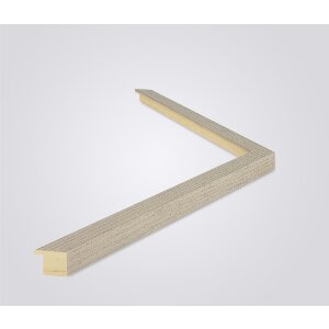 Walther Cornice in legno Malaga crema 50x100 cm vetro chiaro