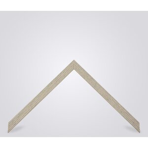 Walther cornice in legno Malaga crema 70x70 cm vetro trasparente