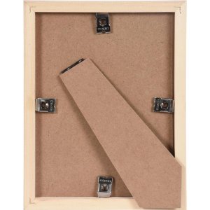 cornice in legno bianco Jardin nel formato 15x20 cm