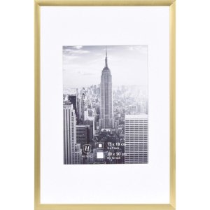 20x30 cm Picture Frame alluminio Manhattan in oro