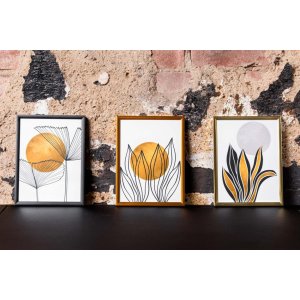 20x30 cm Picture Frame alluminio Manhattan in oro