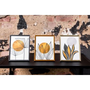 20x30 cm Picture Frame alluminio Manhattan in oro