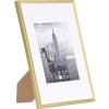 20x30 cm Picture Frame alluminio Manhattan in oro