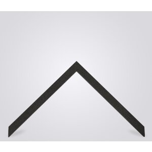 Walther cornice in legno Saragozza nero 70x70 cm vetro trasparente