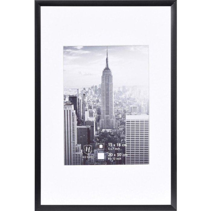 Struttura in alluminio Manhattan 20x30 cm in nero