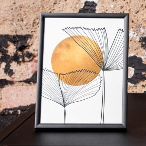 Struttura in alluminio Manhattan 20x30 cm in nero