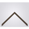 Walther Cornice in legno Saragozza marrone 70x70 cm vetro trasparente