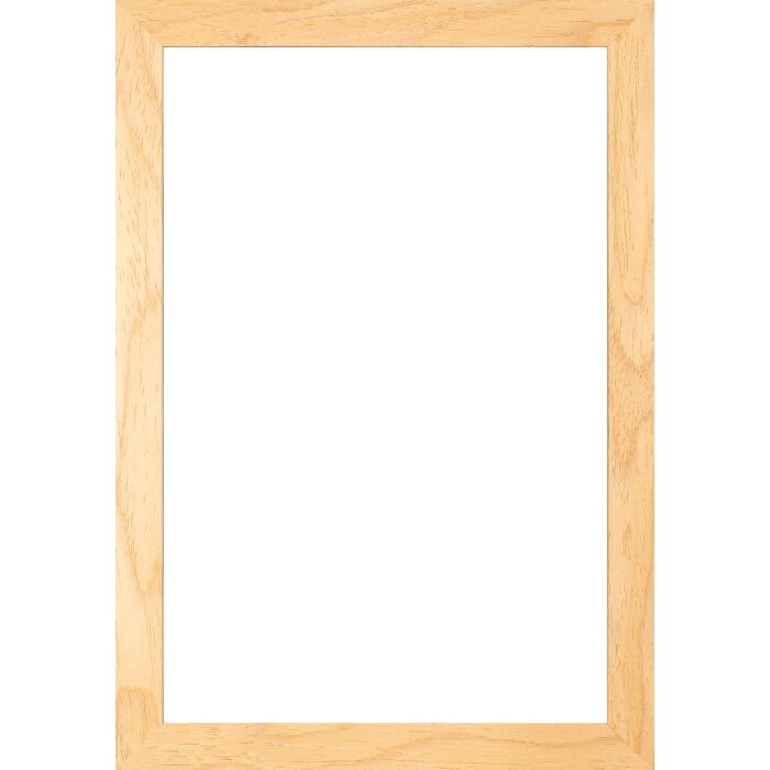 Walther Cornice di legno Saragozza natura 50x75 cm vetro trasparente