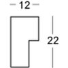 Walther Cornice in legno Sevilla da 7x10 cm a 70x100 cm 2 tipi di vetro
